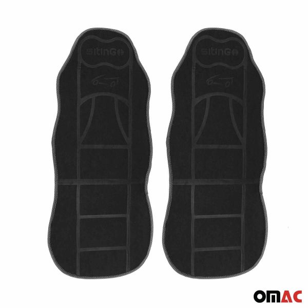 Nissan Car Seat Protector Cushion Cover Mat Pad Black Black 2 Pcs Cheap - Image 3