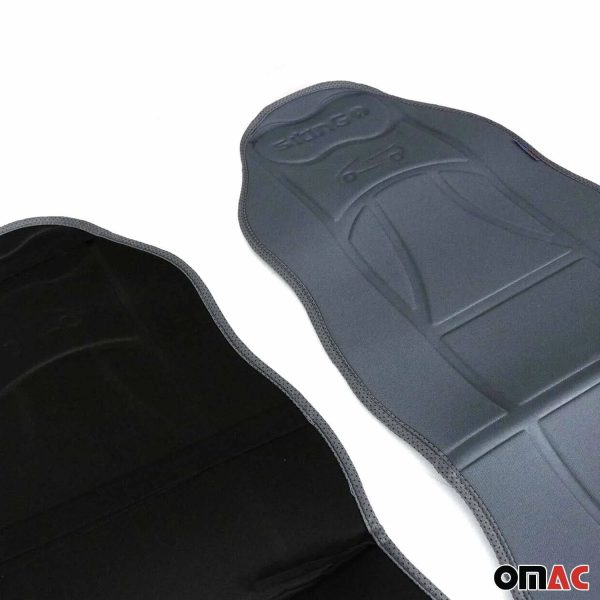 Infiniti Car Seat Protector Cushion Cover Mat Pad Gray Gray 2 Pcs Fashion - Image 4