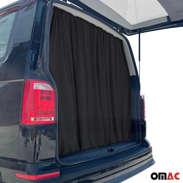 Chevrolet Astro Trunk Tailgate Curtains Black 2 Privacy Curtains For Cheap - Image 5