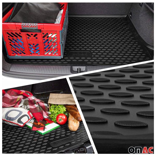 2019-2025 Audi Q8 Floor Mats & Cargo Liner Full Set All Weather Black Online Hot Sale - Image 3