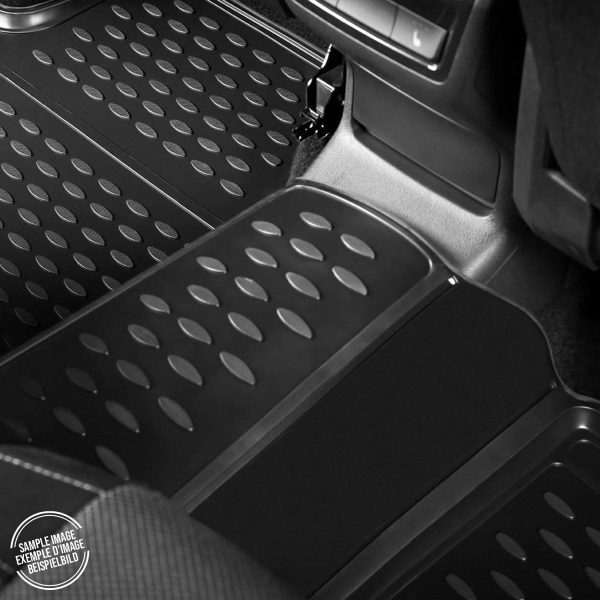 2019-2025 Audi Q8 Floor Mats & Cargo Liner Full Set All Weather Black Online Hot Sale - Image 5