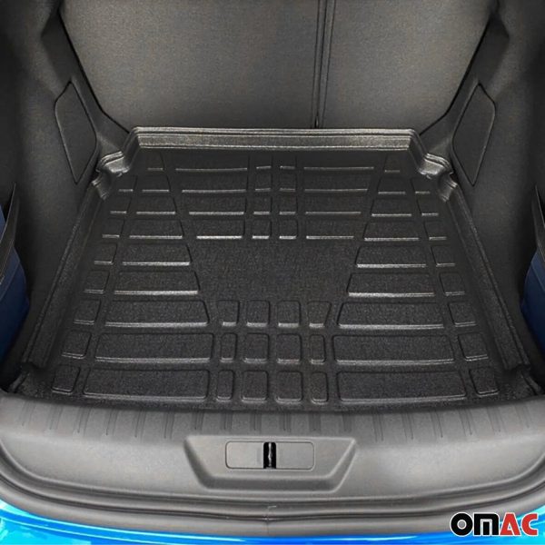 2015-2019 VW Golf SportWagen Mk7 Cargo Liner Trunk Mat All Weather Black Supply - Image 2