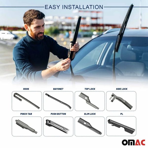 1988-1997 Jaguar XJ6 Front Windshield Wiper Blades Sale - Image 5