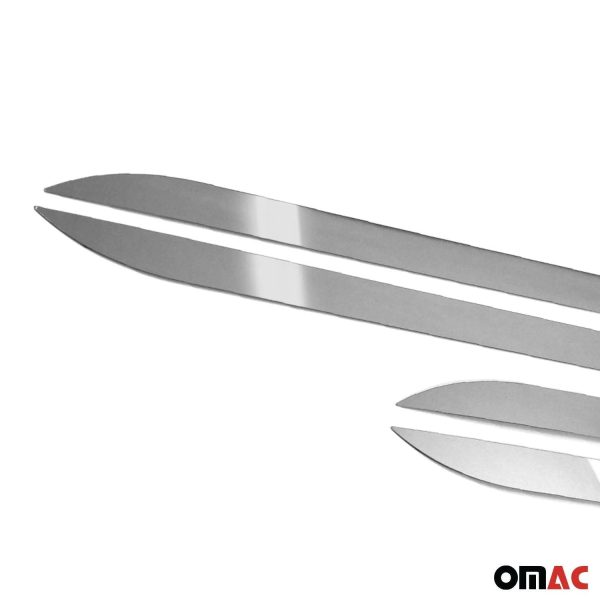 2014-2019 Ford Transit Connect Side Door Molding Trim Steel Silver 4x Sale - Image 5